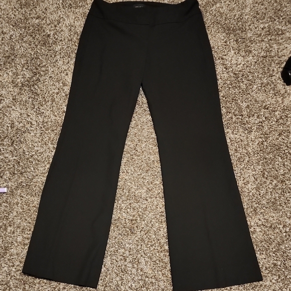 The Limited Pants - The Limited Black Wide Leg Pants with Elegant Texture